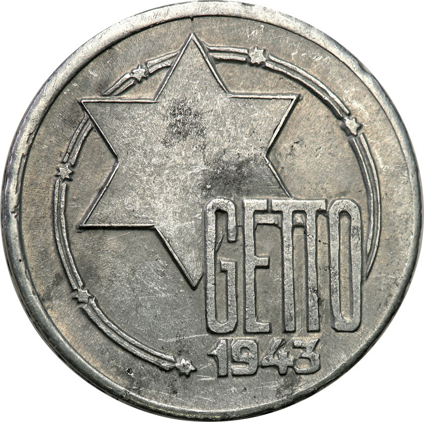 Getto Łódź. 5 Marek 1943, aluminium odmiana